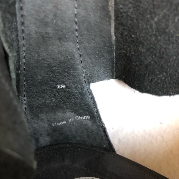 The wishbone collection black espadrille sandals 8 - Picture 6 of 8